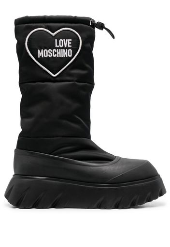 Love Moschino Stivali con applicazione - Nero
