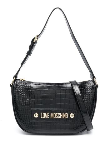 Love Moschino faux-leather shoulder-bag - Nero