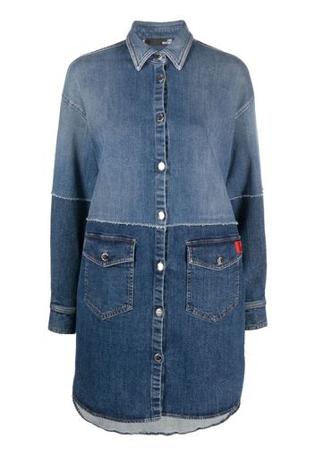 Love Moschino Camicia denim oversize - Blu