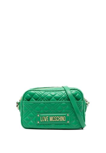 Love Moschino diamond-quilt crossbody bag - Nero