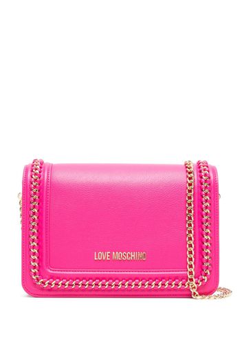 Love Moschino Borsa a tracolla con catena - Rosa