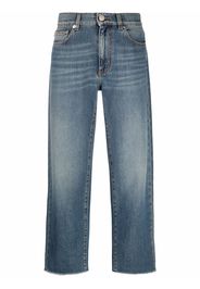 Love Moschino Jeans dritti con vita media - Blu