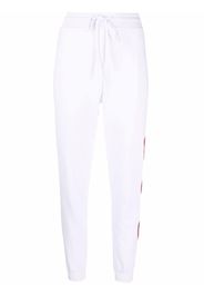 Love Moschino heart-detail track pants - Bianco