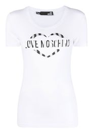 Love Moschino T-shirt con stampa - Bianco