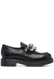 Love Moschino chain-detail chunky-sole loafers - Nero