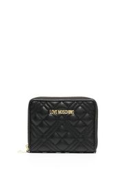 Love Moschino quilted zip-up purse - Nero