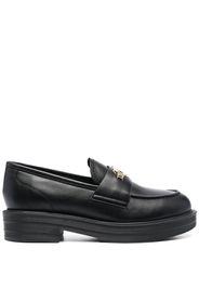 Love Moschino 40mm logo-plaque slip-on loafers - Nero