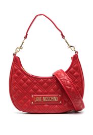 Love Moschino Borsa a spalla trapuntata - Rosso