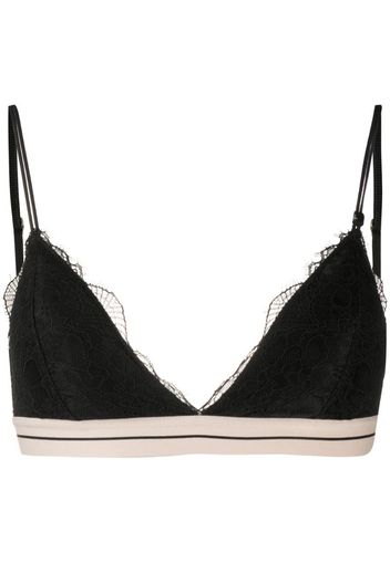 Reggiseno con orlo a smerlo