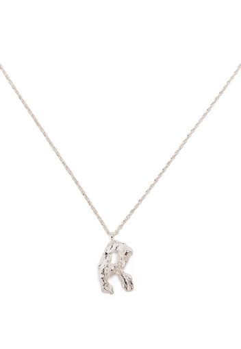 LOVENESS LEE R Alphabet necklace - Argento