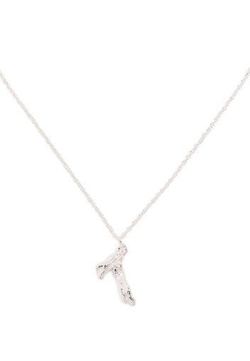 LOVENESS LEE T Alphabet necklace - Argento