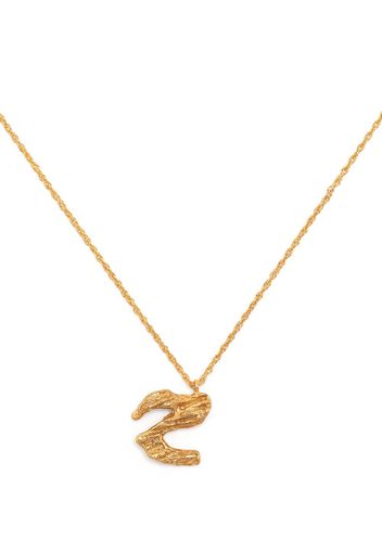 LOVENESS LEE Z alphabet pendant necklace - Oro