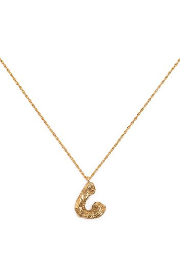 LOVENESS LEE C Alphabet necklace - Oro