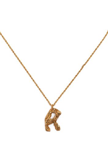 LOVENESS LEE R Alphabet necklace - Oro