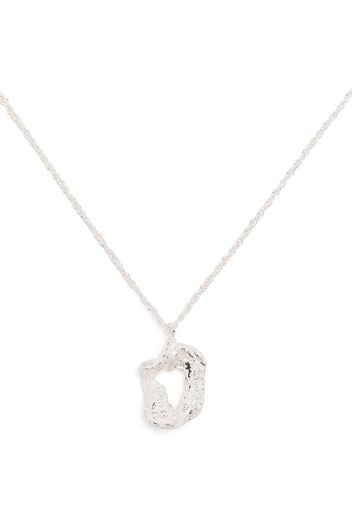 LOVENESS LEE D alphabet pendant necklace - Argento