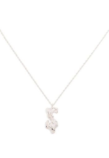 LOVENESS LEE S alphabet pendant necklace - Argento