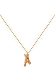 LOVENESS LEE A alphabet pendant necklace - Oro