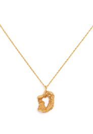 LOVENESS LEE D alphabet pendant necklace - Oro