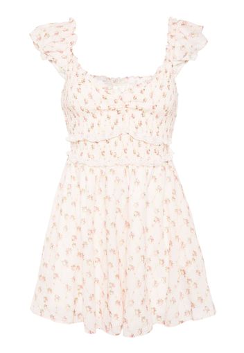 LoveShackFancy Sunshine floral-print cotton dress - Rosa