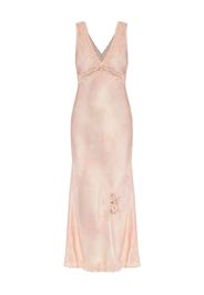 LoveShackFancy Bier lace-embellished silk dress - Rosa
