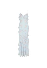 LoveShackFancy Rialto floral-pattern maxi dress - Blu