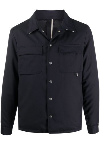 straight-point collar shirt jacket