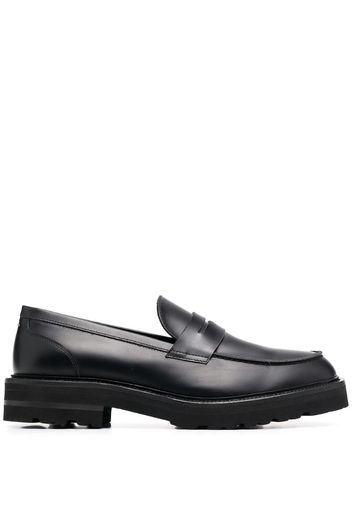 leather loafers