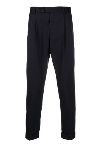 mid-rise tailored trousers