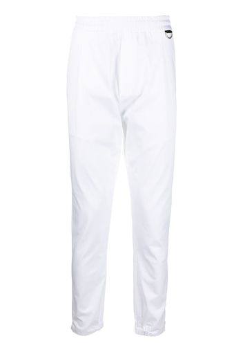 Low Brand Pantaloni dritti con vita elasticizzata - Bianco