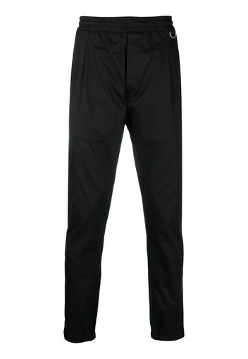 Low Brand Pantaloni dritti con vita elasticizzata - Nero