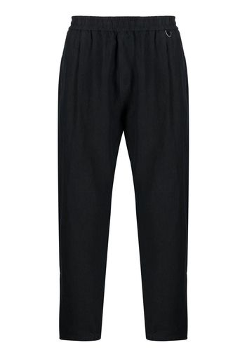 Low Brand elasticated-waist straight-leg trousers - Nero