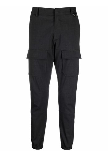 Low Brand mid-rise tapered leg trousers - Grigio