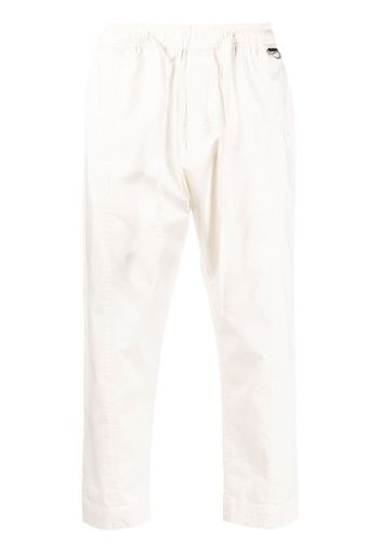 Low Brand mid-rise elasticated-waist trousers - Bianco