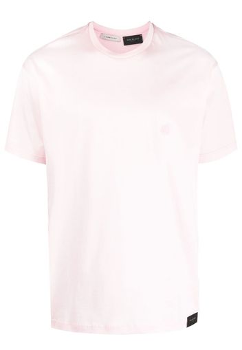 Low Brand T-shirt con ricamo - Rosa