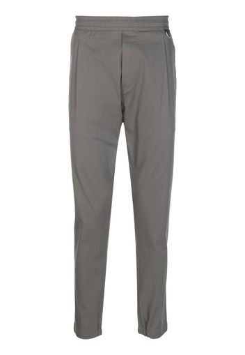 Low Brand elasticated-waistband tech trousers - Grigio