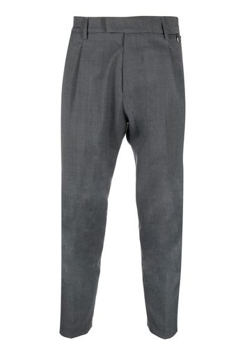 Low Brand straight-leg cropped trousers - Grigio