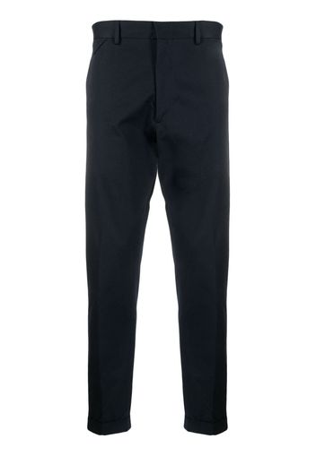 Low Brand mid-rise tapered trousers - Blu