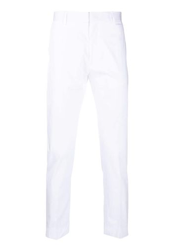 Low Brand cotton-stretch straight-leg trousers - Bianco