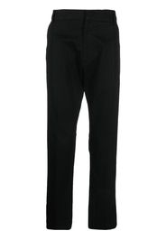 Low Brand concealed-front fastening trousers - Nero