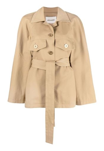 Low Classic cropped belted trench coat - Toni neutri