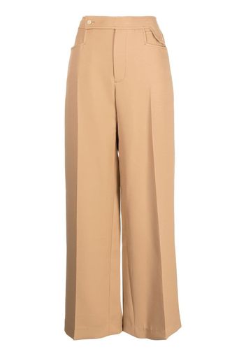 Low Classic Pantaloni dritti - Marrone