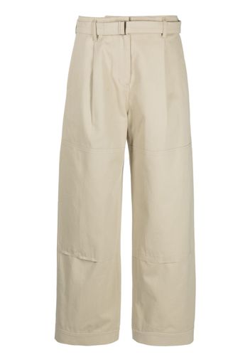 Low Classic straight-leg tapered trousers - Verde
