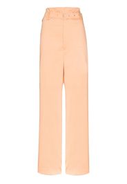 belted paperbag trousers