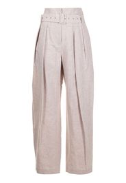 Low Classic Pantaloni a gamba ampia - Viola