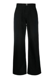 Low Classic low-rise wide-leg jeans - Nero