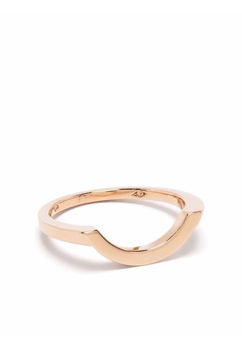 Loyal.e Paris Anello Intrépide Grand Arc in oro rosa 18kt con diamanti