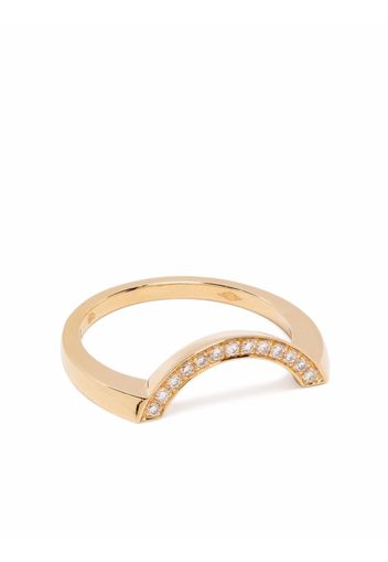 Loyal.e Paris Anello Intrépide Grand Arc in oro giallo 18kt con diamanti