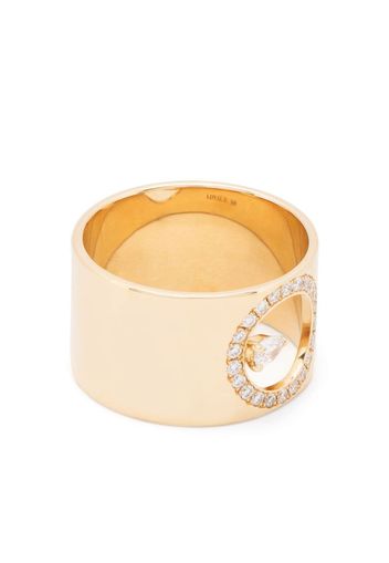 Loyal.e Paris 18kt yellow gold diamond pinky ring - Oro