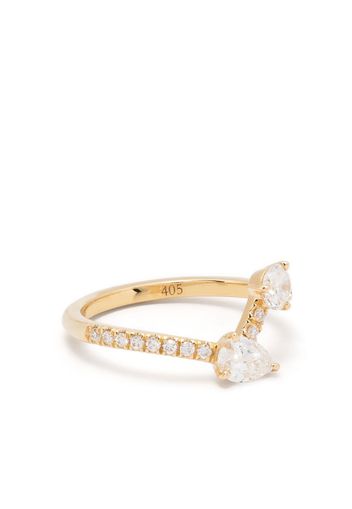 Loyal.e Paris 18kt yellow gold Toi+Moi diamond ring - Oro