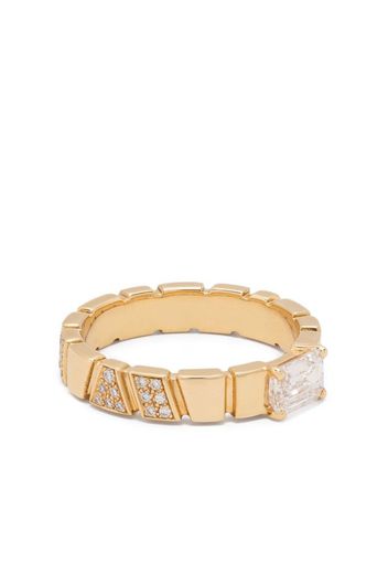 Loyal.e Paris Anello Ride & Love in oro giallo 18kt con diamanti